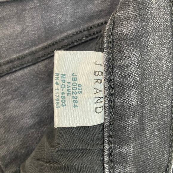 J Brand "Fame" Cropped black Jeans - Picture 8 of 11